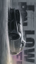 Mercedes Cinematic Drift Poster