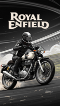 Royal Enfield Racer Motion Art