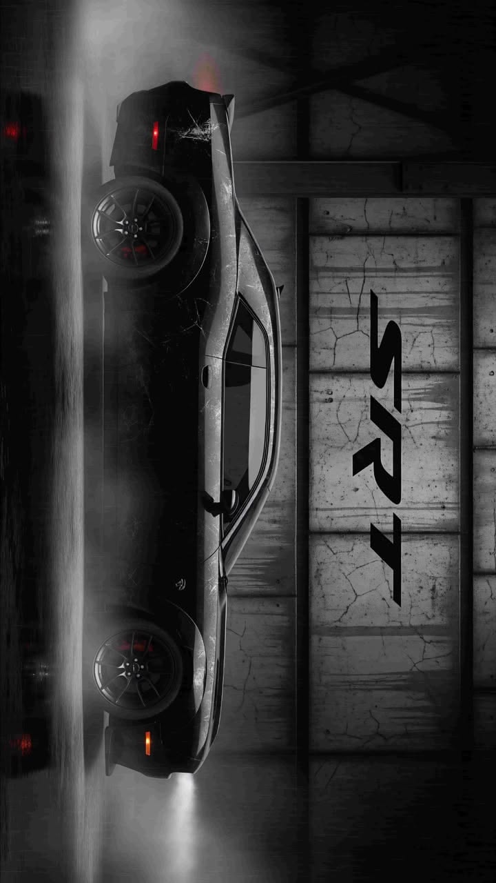 Dark Dodge SRT Premium Poster
