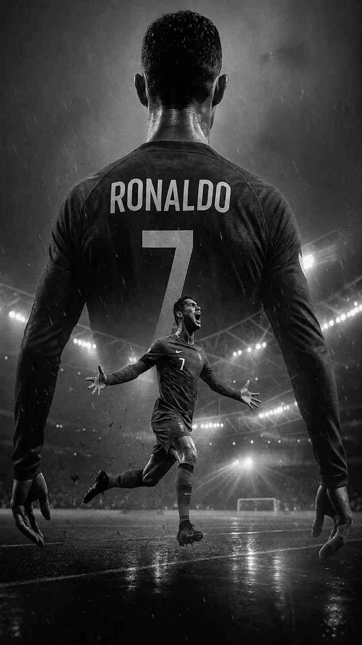 Ronaldo Monochrome Legend Poster