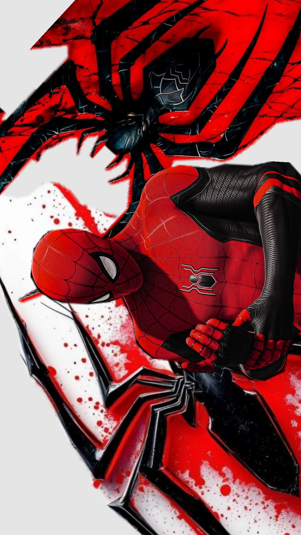 Spider Symbol Action Poster