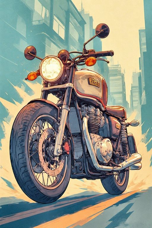 City Classic Rider Print