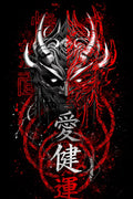 Dual Demon Mask Wall Art