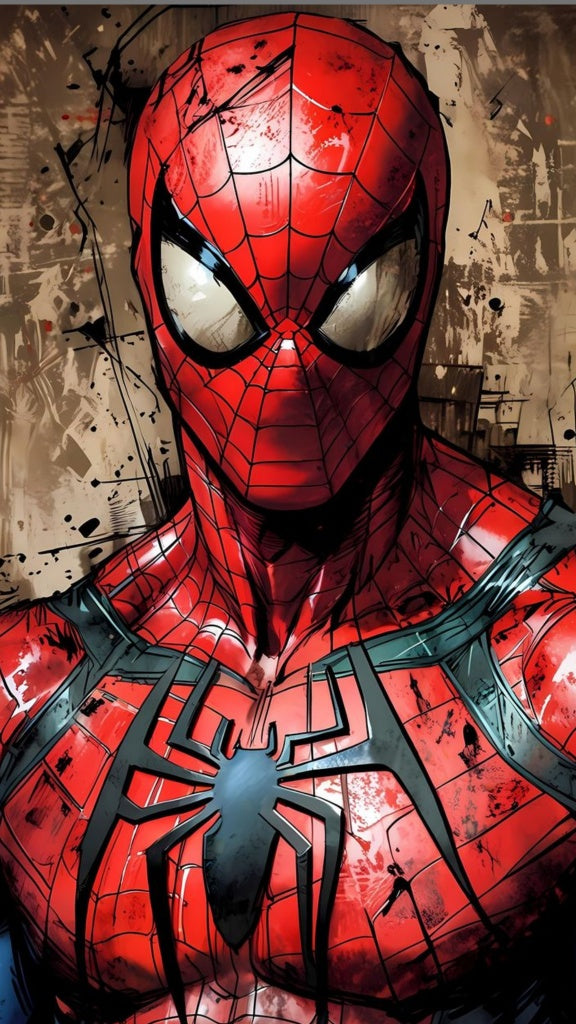 Spider-Man Comic Art Premium Poster