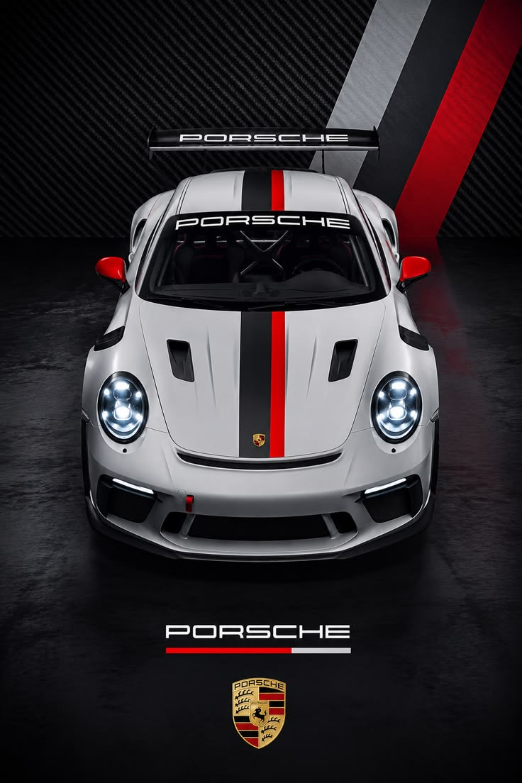 White Porsche 992 GT3 Supercar Wall Art