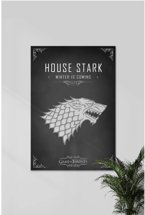 House Stark Winter Is Coming Poster