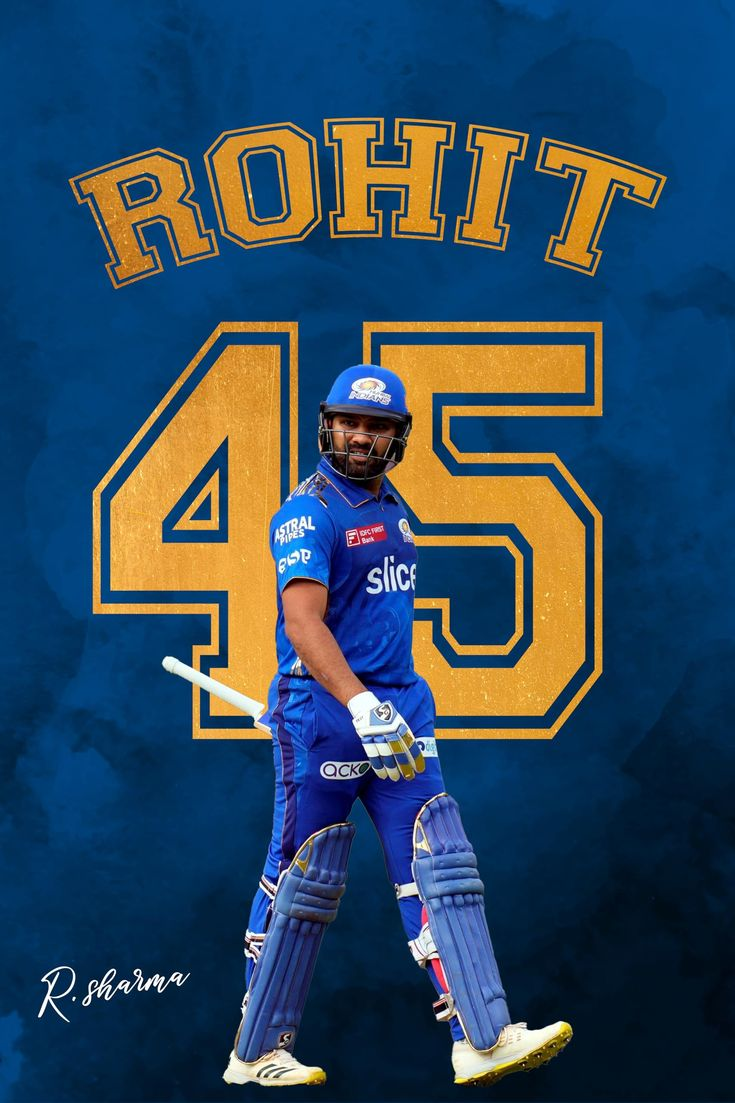Rohit Sharma Rohit 45 Poster