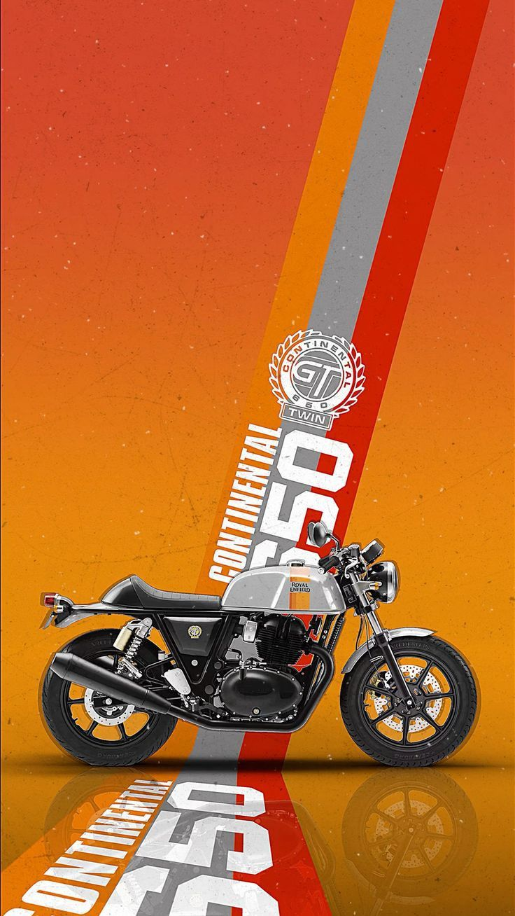 Continental GT 650 Retro Poster