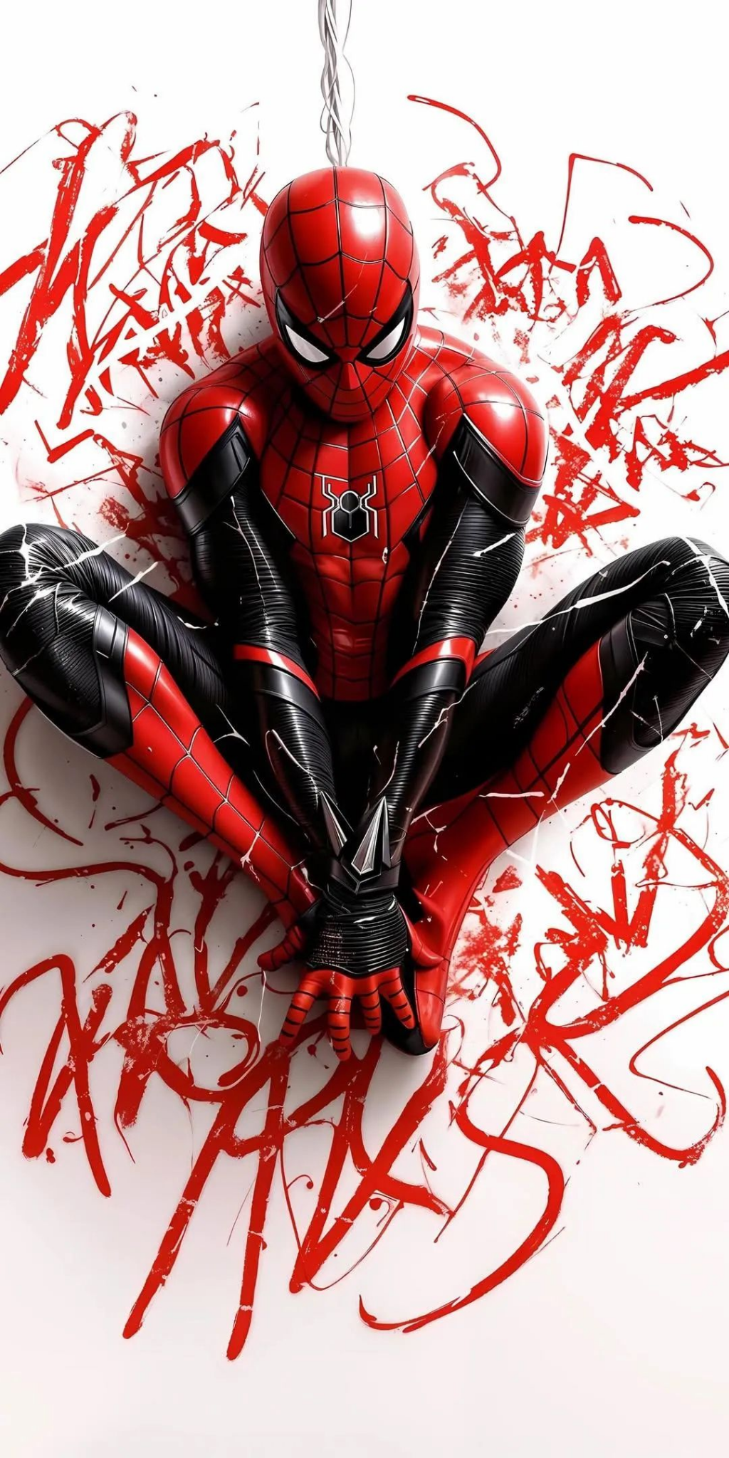 Spider-Man Graffiti Swing Poster
