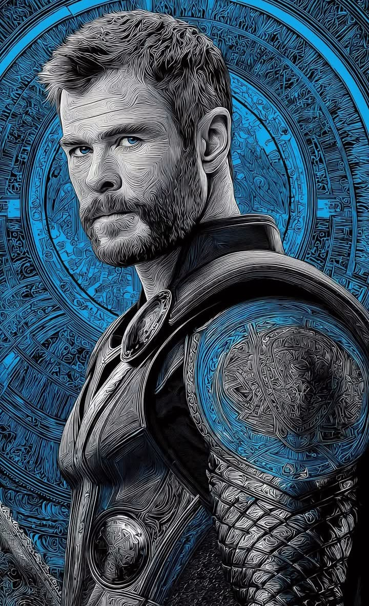 Thor Blue Realm Poster