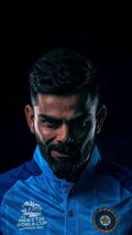 King Kohli: Legends of Cricket Retro Poster