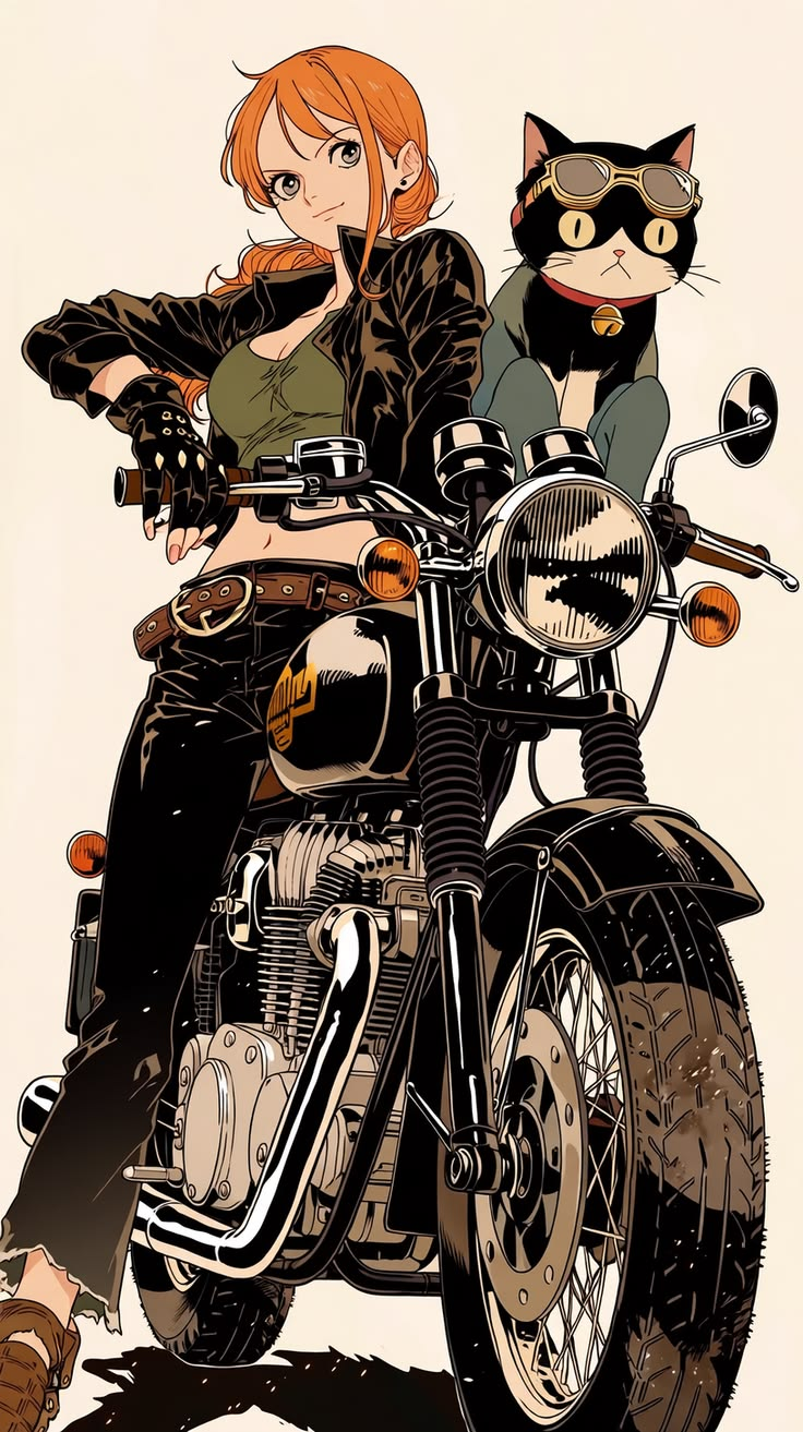 Moto Anime Rider Art