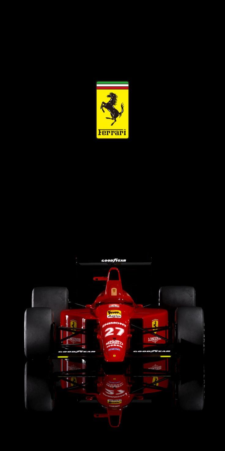 Ferrari F1 Dark Aesthetic Poster