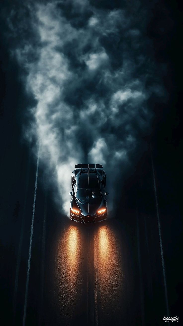 Bugatti Midnight Fog Poster