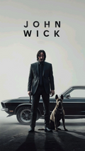 John Wick & Mustang Poster