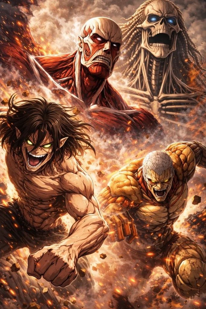 Titan Warfront Legends Anime Poster