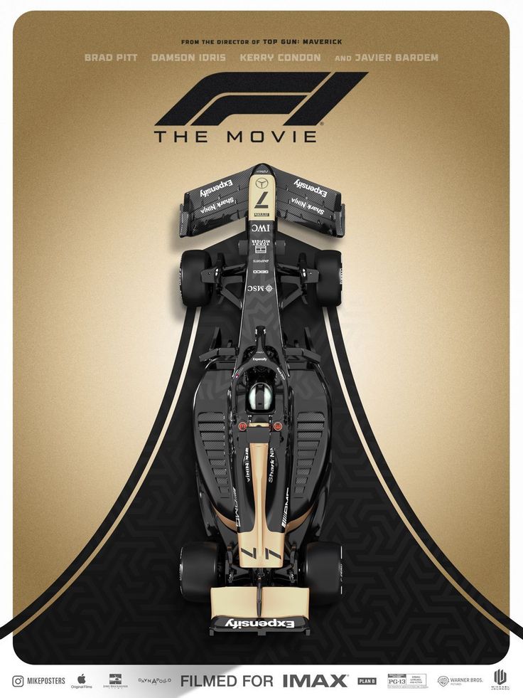 Limited Edition F1 Movie Poster | Premium Racing Wall Decor