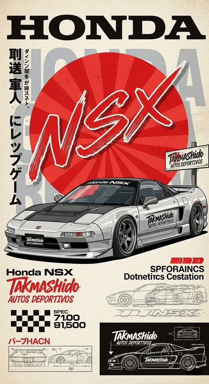 Honda car Poster