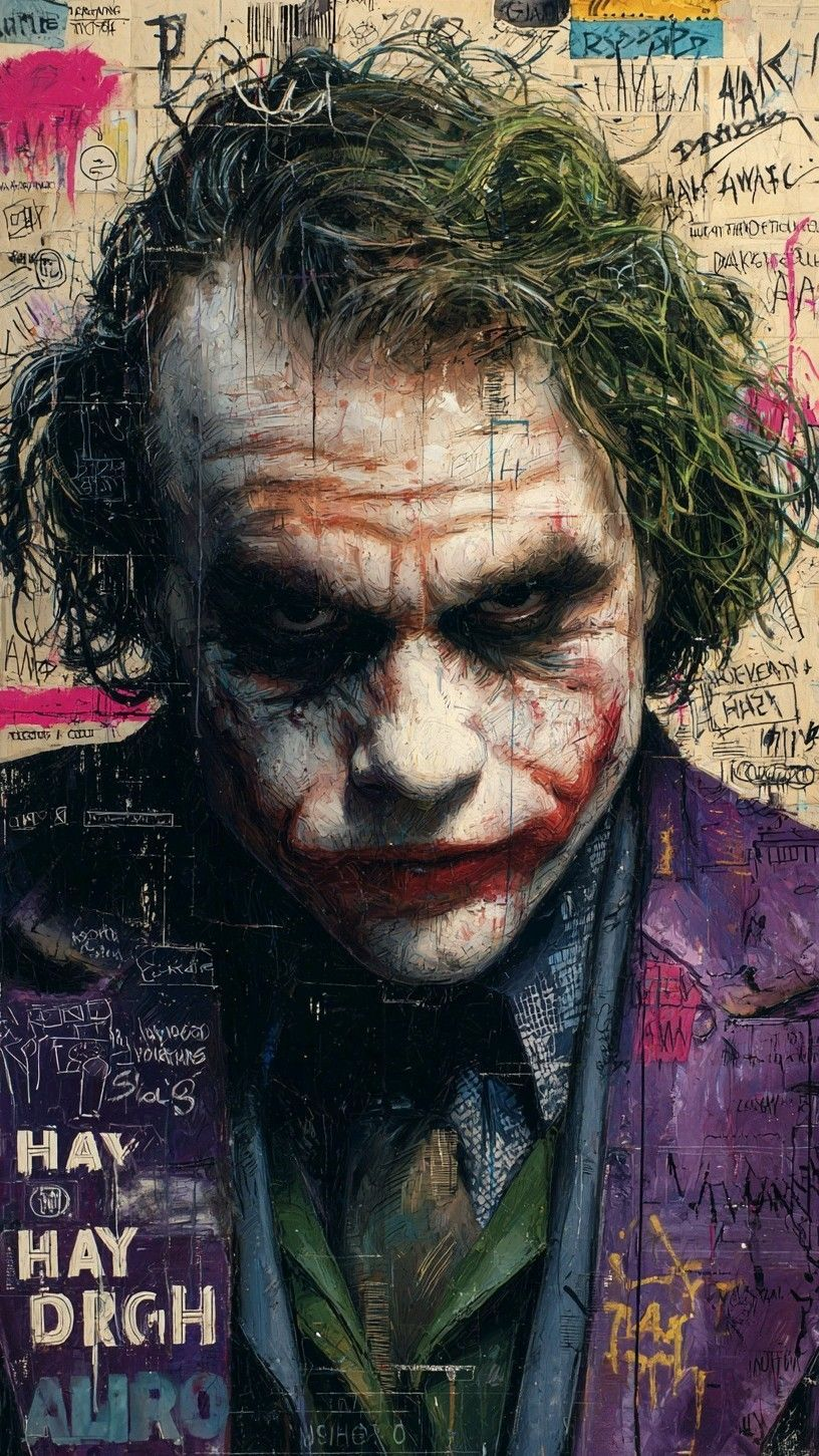 Joker Graffiti Art Poster