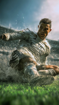 Cristiano Ronaldo Slide Tackle Poster