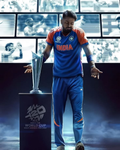 Hardik Pandya World Cup Glory Poster