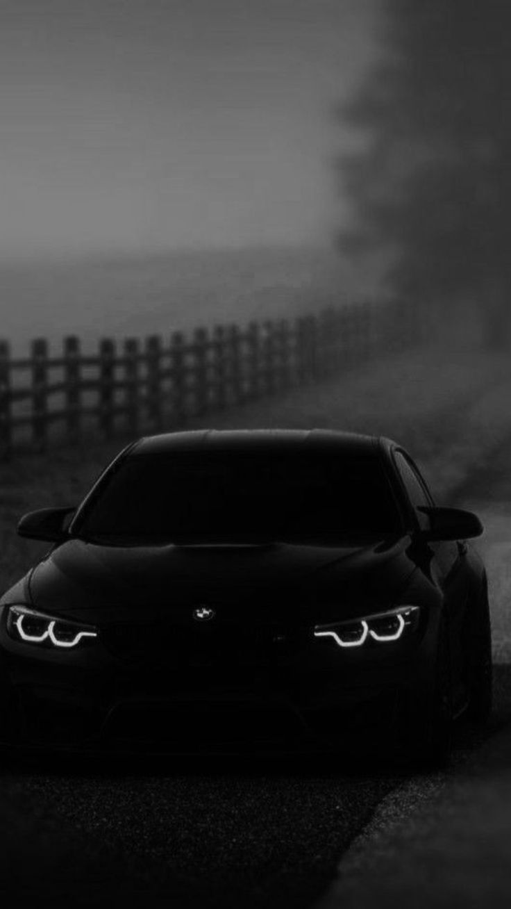 Dark Cinematic BMW Poster