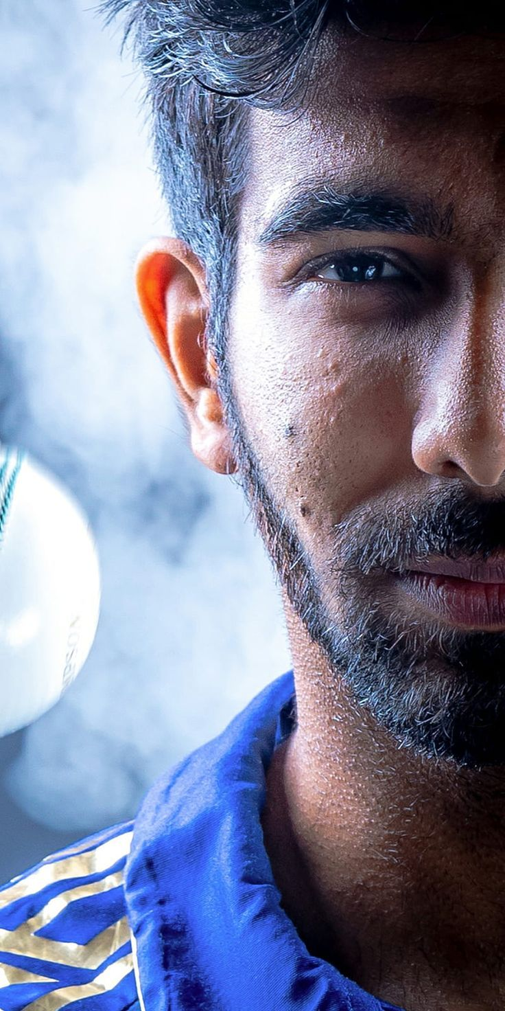 Jasprit Bumrah Half Face Poster