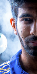 Jasprit Bumrah Half Face Poster