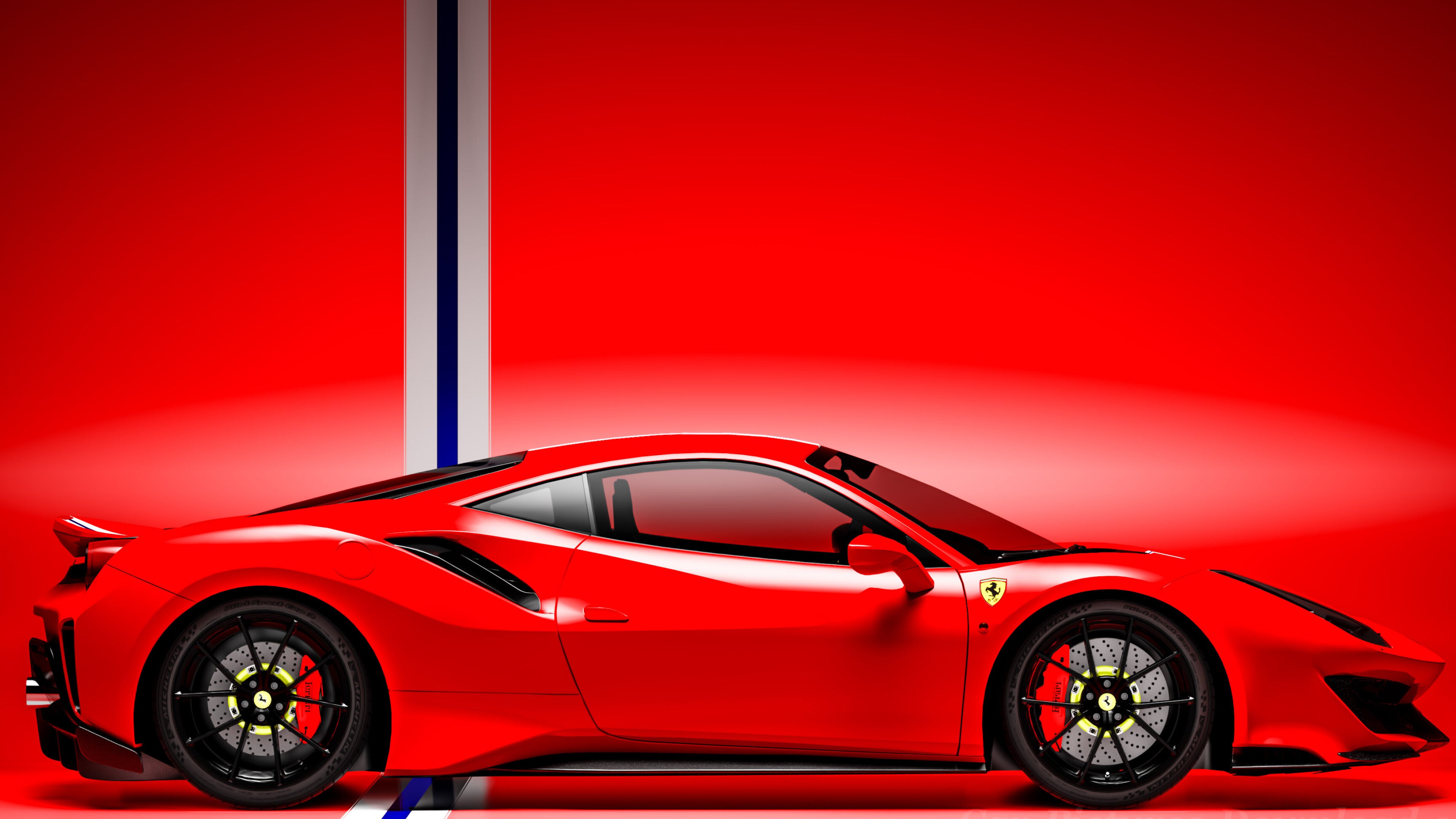 Premium Ferrari Sports Car Wall Poster