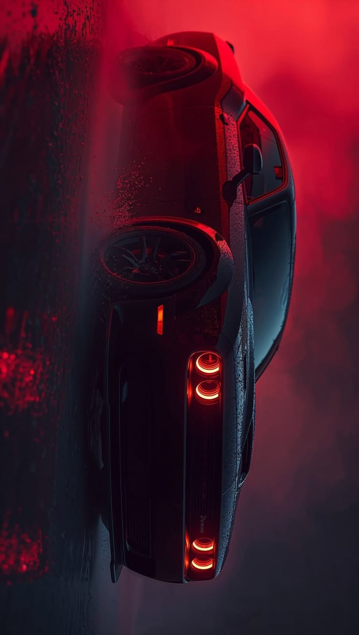 Sunset Muscle Dodge Poster