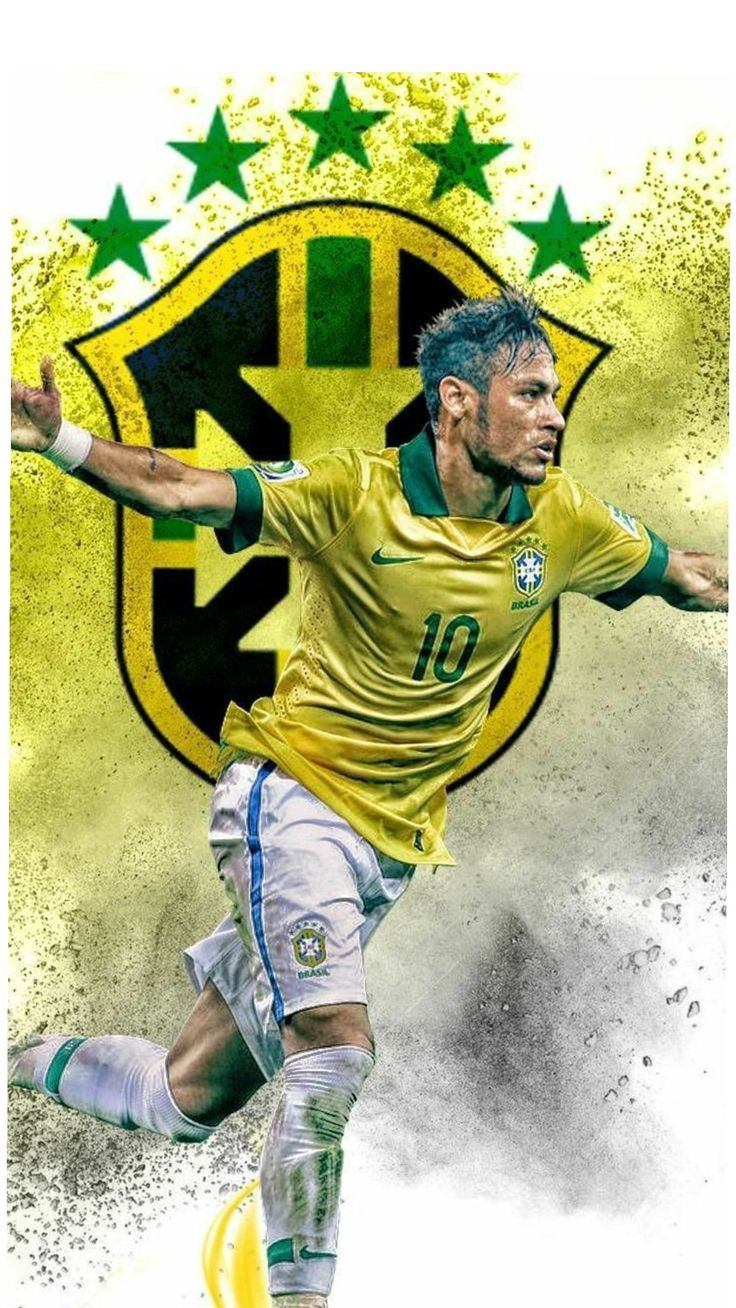 Neymar Brazil Hero Wall Art