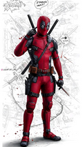 Deadpool Tactical Sketch Poster