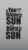 Shine Like The Sun Poster