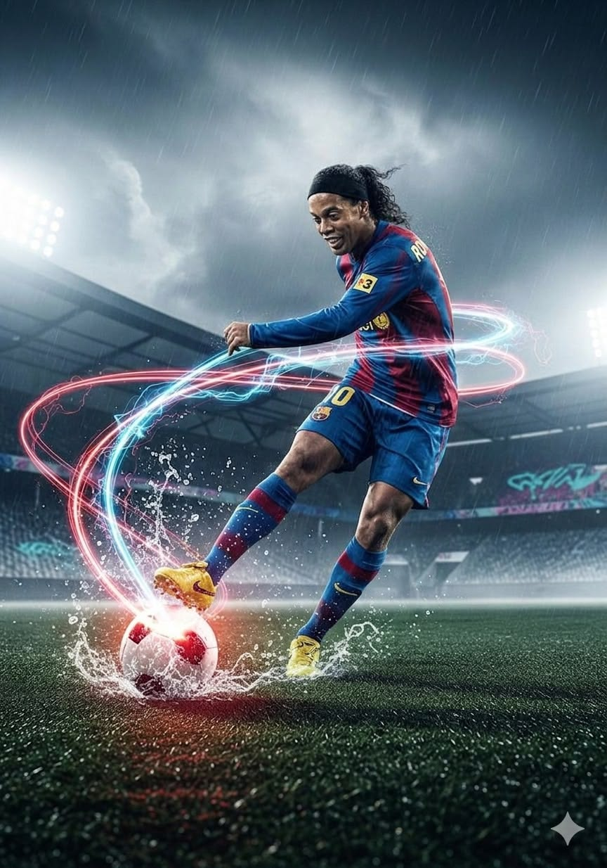 Ronaldinho Magic Kick Poster