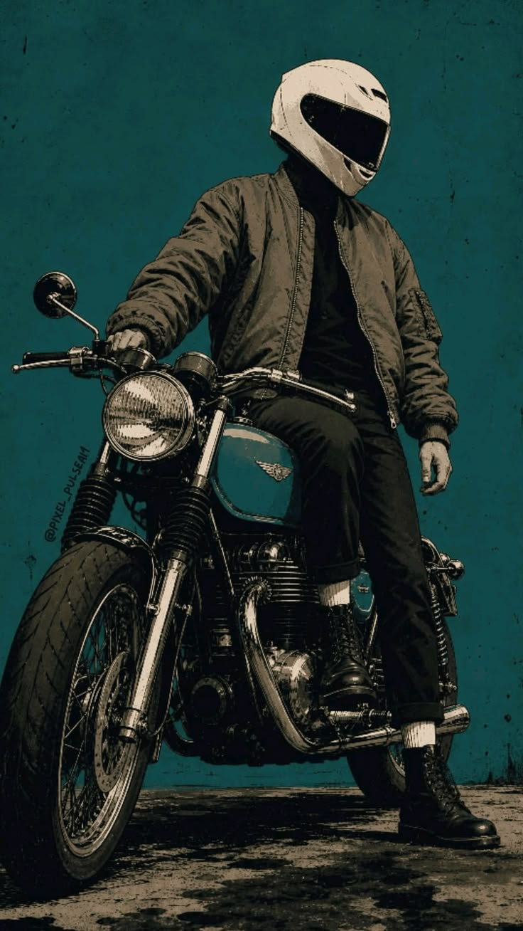 Cafe Racer Rebel Portrait