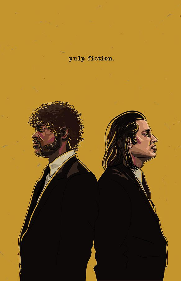 Pulp Fiction Duo Poster