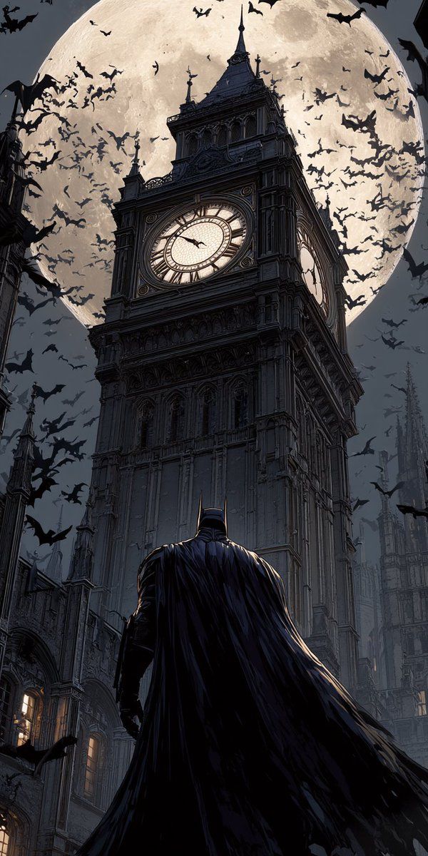 The Gothic Clock Tower Aesthetic Poster