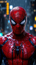 Spider-Man Comic Art Poster