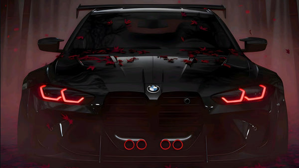 Black BMW Redline Edition Poster