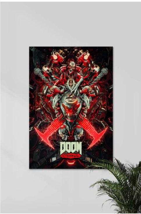 DOOM Eternal Slayer Poster