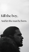 Kill The Boy Quote Poster