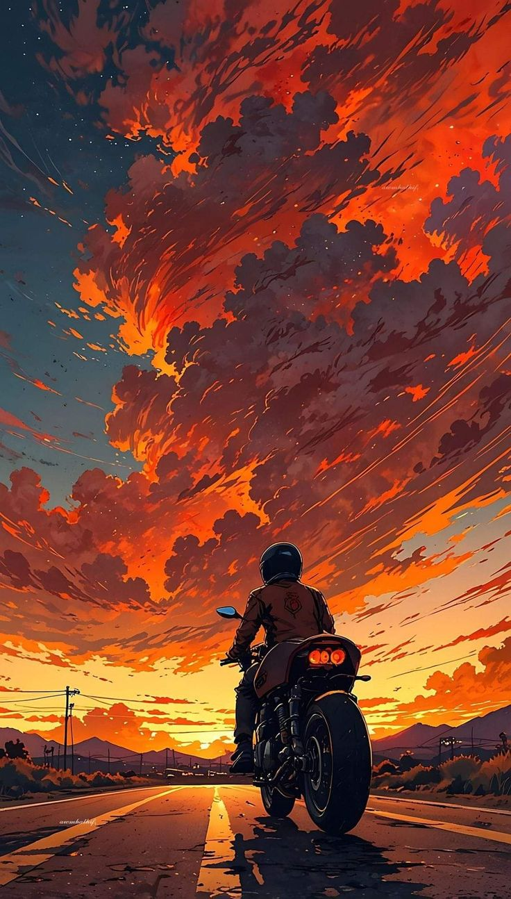 Inferno Sky Ride Print