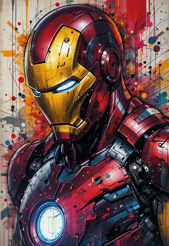 Iron Man Comic Gallery Poster