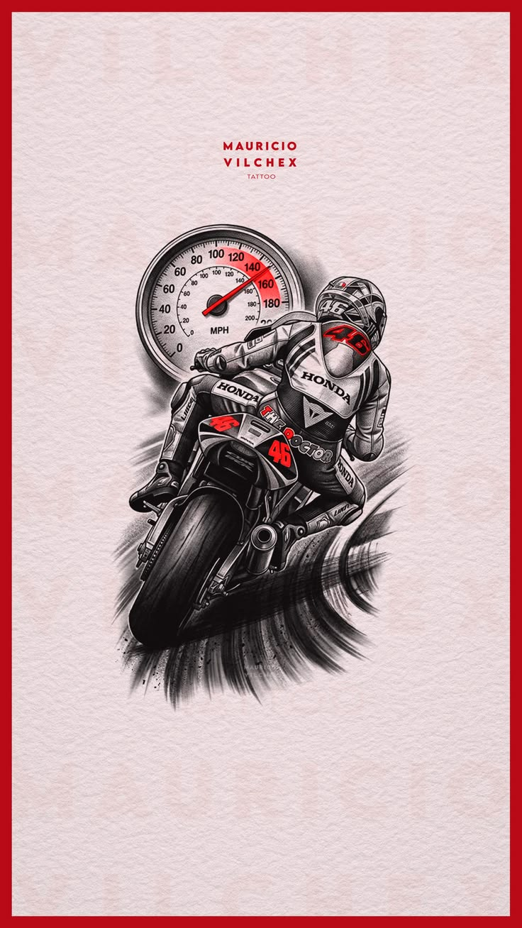 MotoGP Speed Tattoo Art