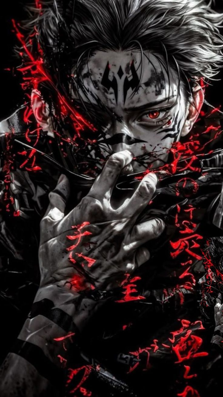 Dark Anime Warrior Poster