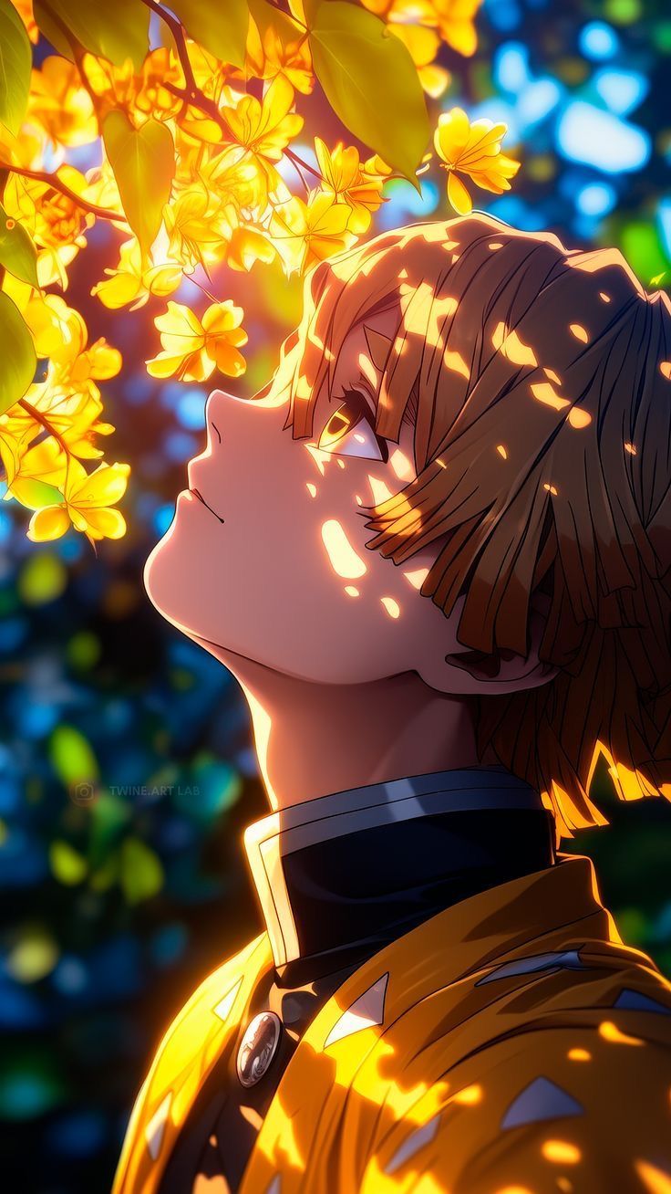 Zenitsu's Golden Calm – Anime Wall Art