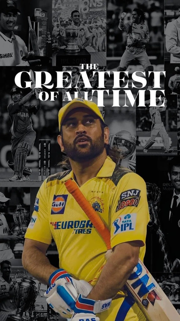 MS Dhoni The Finisher Retro Poster