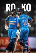 Virat Kohli and Rohit Sharma RoKo Iconic Anime Poster