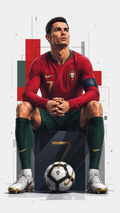 Ronaldo Thinker Inspirational Art
