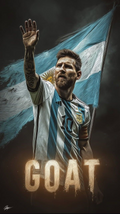 Messi Argentina GOAT Poster